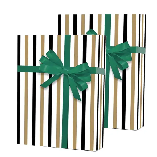 Striped Gift Wrap 26" x 417" Roll 60 lbs {4}
