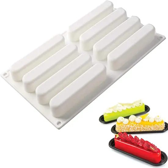 &Eacute;clairStyle 8-Cavity Silicone Mold {1}
