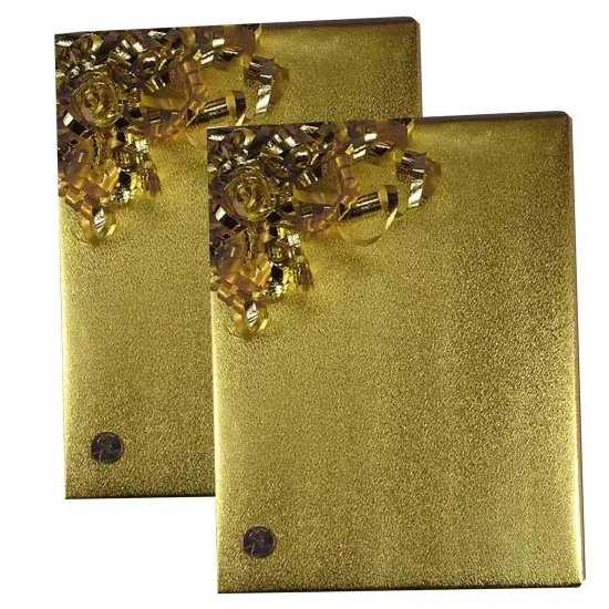 Vintage Gold S Embossed Metallic Wrapping Paper 24" x 417" Roll {5}