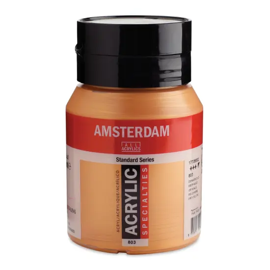 Amsterdam Standard Series Acrylic - Metallic Deep Gold, 500 ml bottle {1}