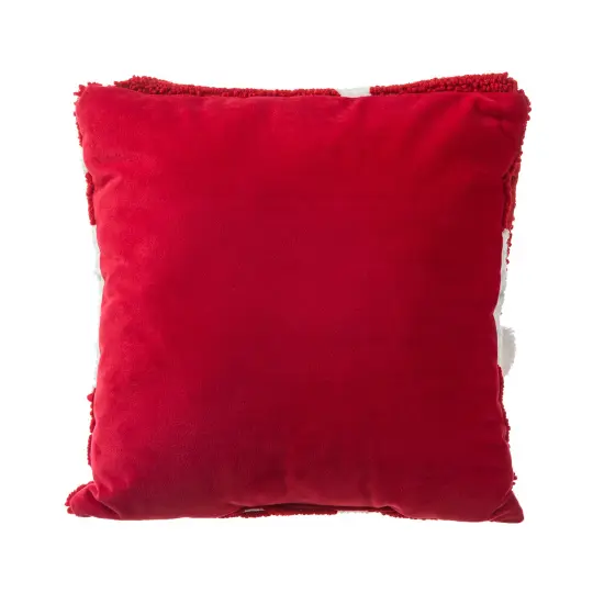 Set of 2 13.98"L Hooked 3D Snowman/Santa Pillows 2pk Snowman {5}