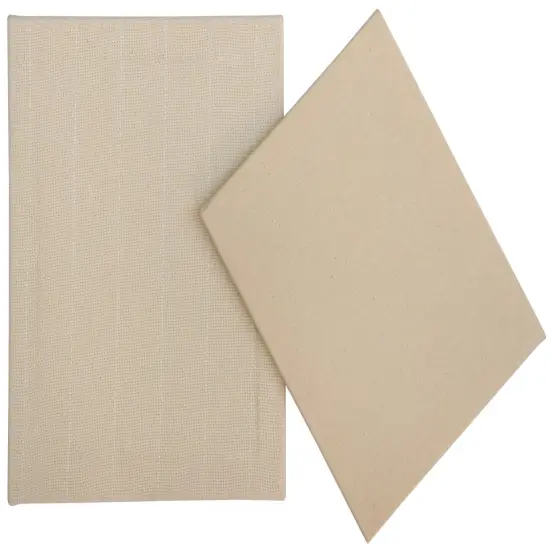 KnitPro Pre-Stretched Fabric Frames For Punch Needle-2/Pkg-1 Duck Fabric & 1 Monk's Cloth {1}