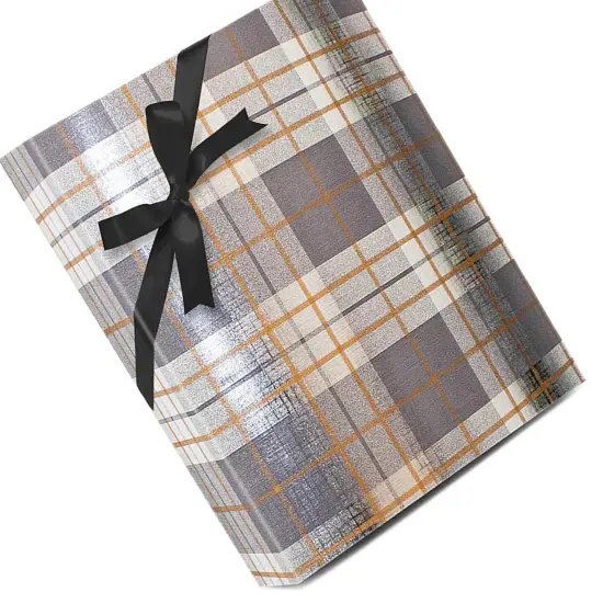 Plaid Christmas Wrapping Paper New Festive Plaid 24 '' &times; 417 ' New F Plaid {5}