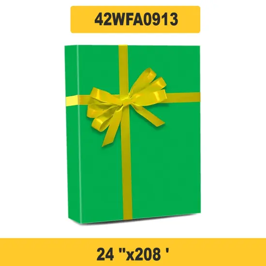 Classic Solid Wrapping Paper 24" x 208' 60 lbs for Small Gifts {1}