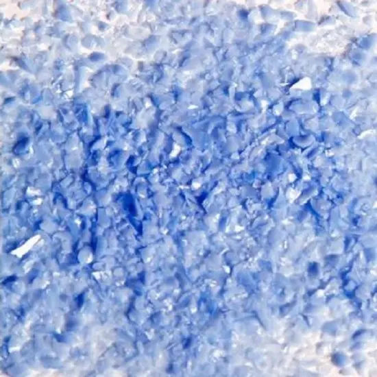 Oceanside Fusible Glass Frit Medium Blue Opal 96 COE - 8.5oz Jar (2302) {1}
