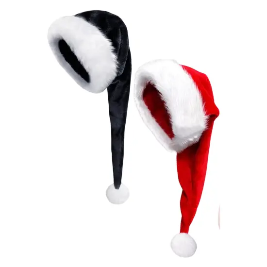 Kitcheniva 29.5" Long Velvet Santa Christmas Hats {2}