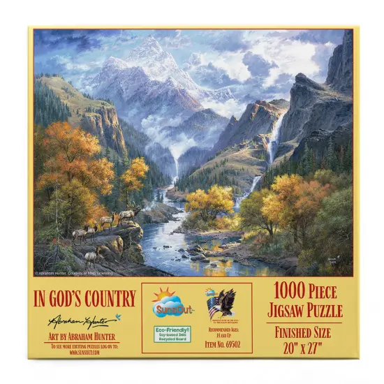 Sunsout In Gods Country 1000 pc Jigsaw Puzzle 69502 {4}