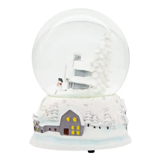 Kurt Adler 120MM Musical Snowy House Water Globe {4}