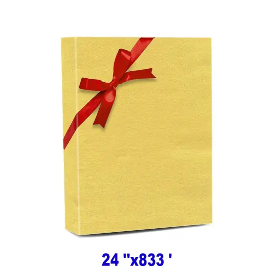 Vibrant Solid Gift Wrap 24" x 833' 75 lbs for Festive Flair {1}