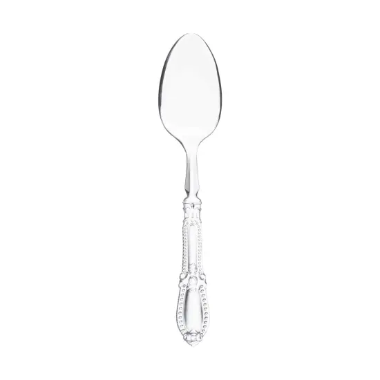 Clear Baroque Disposable Plastic Dinner Spoons (480 Spoons) {1}