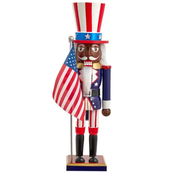 Kurt Adler 15-Inch Patriotic African American Nutcracker {1}