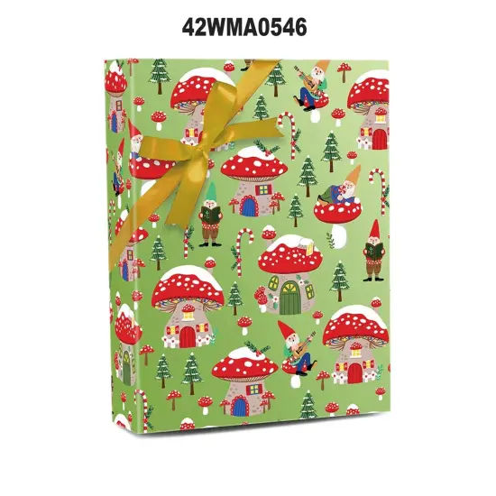 Christmas Gnomes Wrapping Paper 30'' x 417' {3}