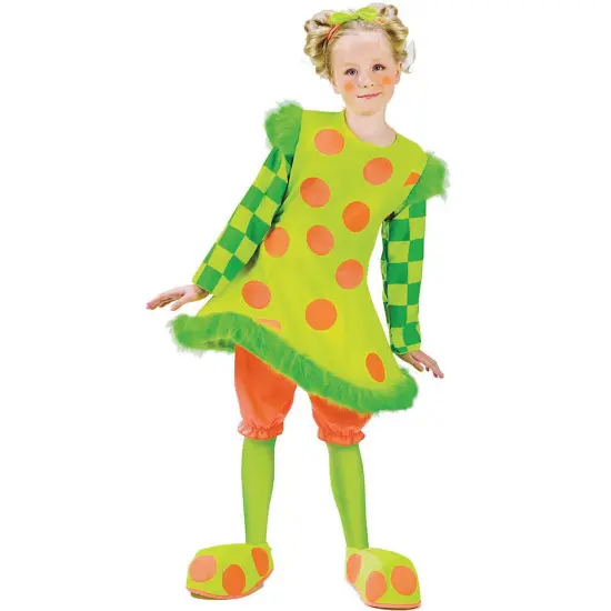 Lolli The Clown Girl's Costume {1}