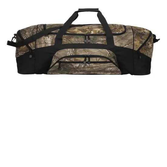 Port Authority&reg; Camouflage Colorblock Sport Duffel Realtree Xtra/ Black {1}