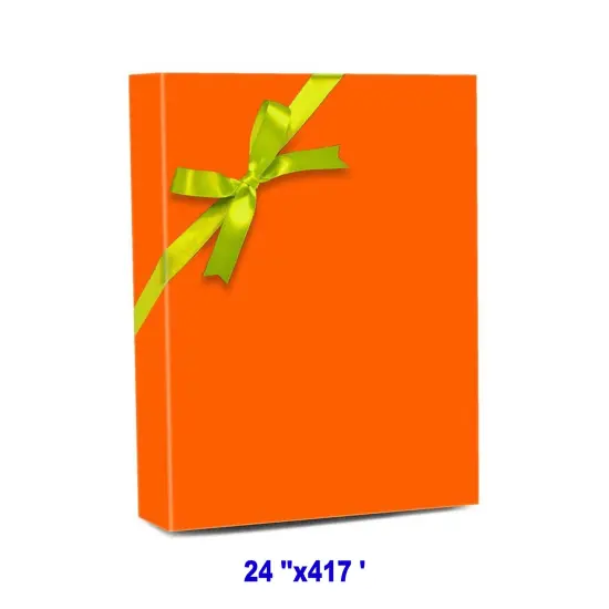 Durable Solid Wrapping Paper 24" x 417' 60 lbs for Everyday Use {1}