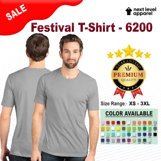 Next Level&reg; Festival Crewneck Short Sleeve T-Shirt For Adult Royal pine {2}