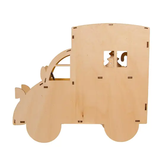 Kurt Adler 10-Inch Battery-Operated Lit Merry Christmas Gingerbread Truck {3}