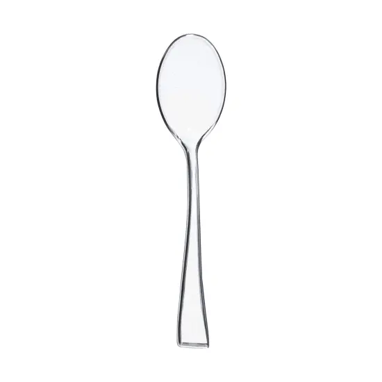 Clear Mini Plastic Disposable Tasting Spoons (960 Spoons) {1}