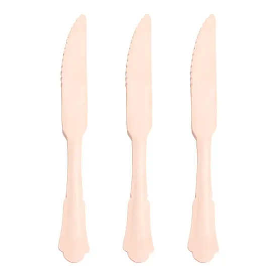 Silhouette Birch Wood Eco Friendly Disposable Dinner Knives (600 Knives) {2}