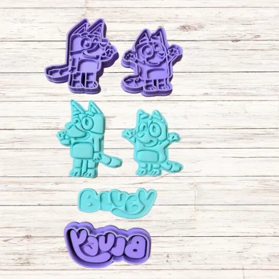 Heeler Dog Family 3 pcs set cookie cutter {2}