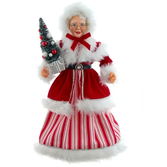 Kurt Adler 17.25-Inch Kringle Klaus Peppermint Mrs. Claus {1}