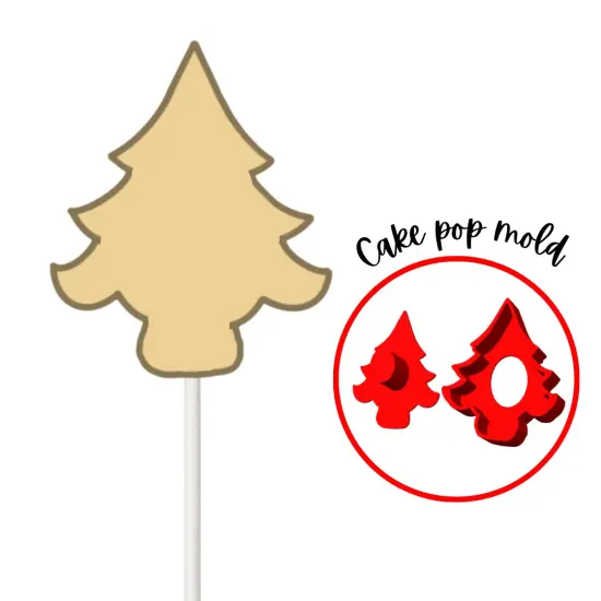 Tree Christmas Cake pop mold {5}