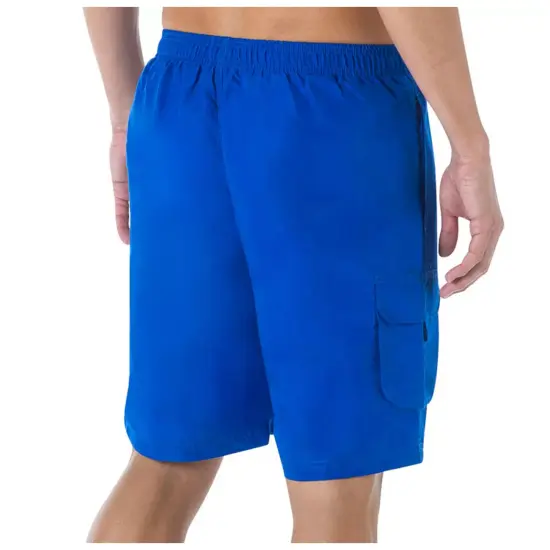 WUHOU Men's Swimming Trunk Set Blue {5}