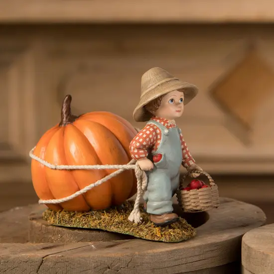 Paulie Pulling Pumpkin 5.5" {4}