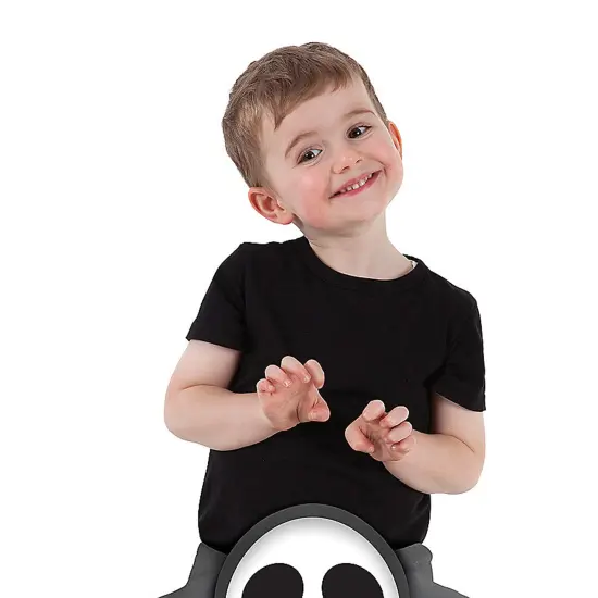 Skeleton Toddler Piggyback Costume {4}