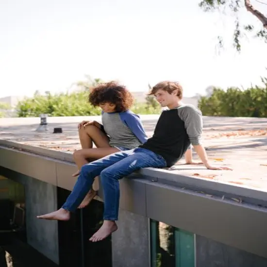 Next Level&reg; Unisex Tri-Blend Crewneck 3/4-Sleeve Raglan T-Shirt Vintage Pink S/ HWB {7}