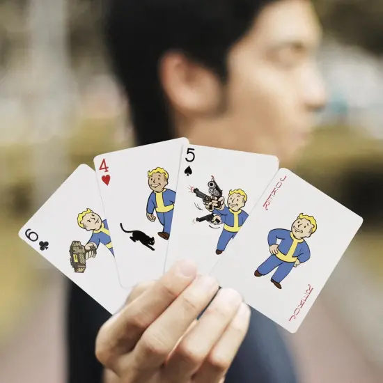 Fallout Vault Boy Playing Cards {7}