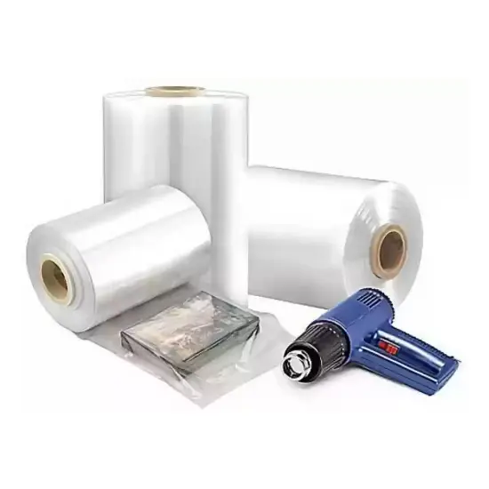 100 Gauge Pvg Shrink Film Tubing 12" x 1500 Yards {4}