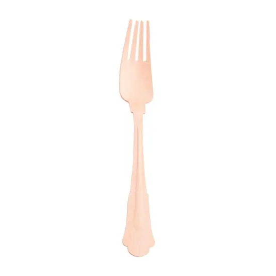 Silhouette Birch Wood Eco Friendly Disposable Dinner Forks (600 Forks) {1}