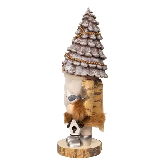 Kurt Adler 10-Inch Wooden Rustic Glamour Gnome Nutcracker {4}