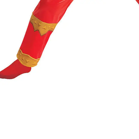 Toddler Muscle Dino Fury Red Ranger Costume {4}