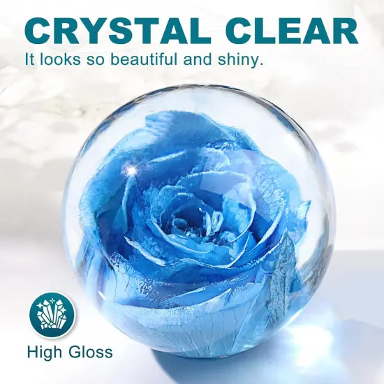 LET'S RESIN Epoxy Resin 1 Gallon Kit, Bubble Free & Crystal Clear Epoxy Resin, No Yellowing Epoxy Resin for Casting, DIY, Resin Art,Molds,Jewelry,Coasters {4}