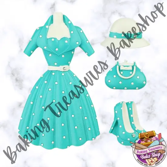 Pin-up Dress Silicone mold {4}