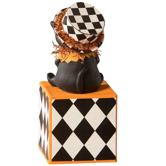 Top Hat Kitty on Block 4.5" {2}