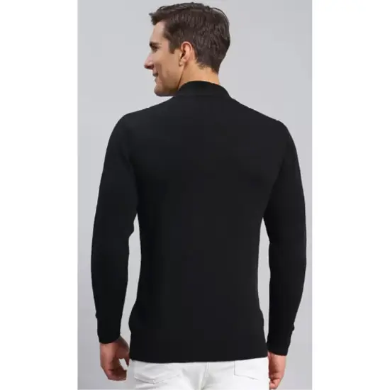 Adidas&reg; Ultimate Textured Quarter Zip Pullover Black {7}