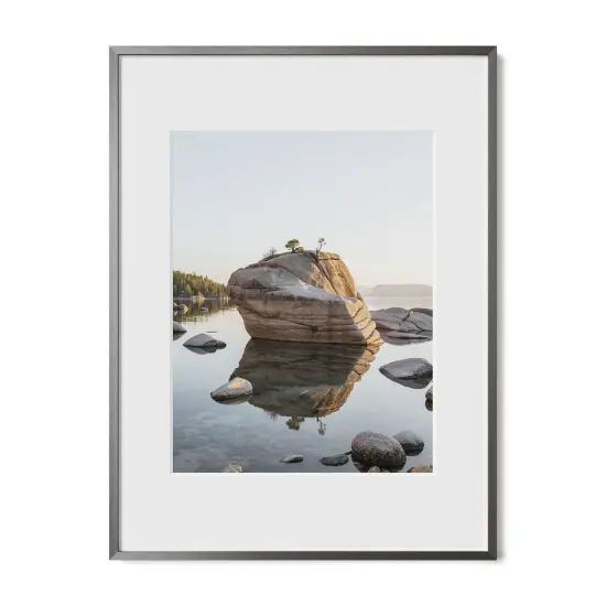 Haus and Hues Premium Aluminum Gray and Brass Frame {7}