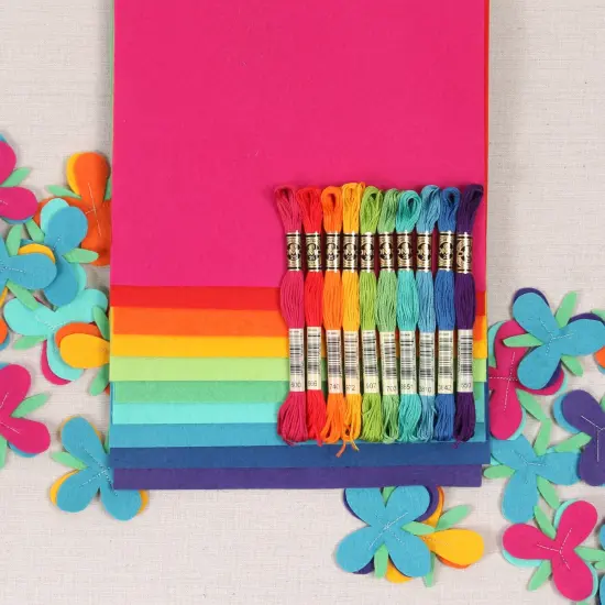 Wool Blend Felt, Bright Side {3}