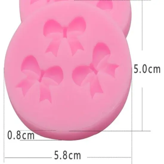 Mini Bows Trio Silicone Mold {5}