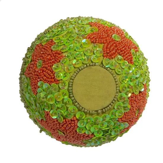 Kurt Adler 5-Inch Decorative Egg Container with Beads and Sequins {4}