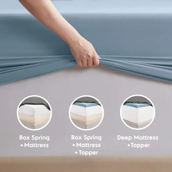 Nestl 6 PC Extra Deep Pocket Sheet Set {2}