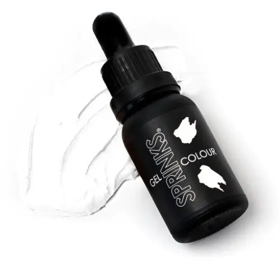 Sprinks White Gel Colour - 15ml {2}