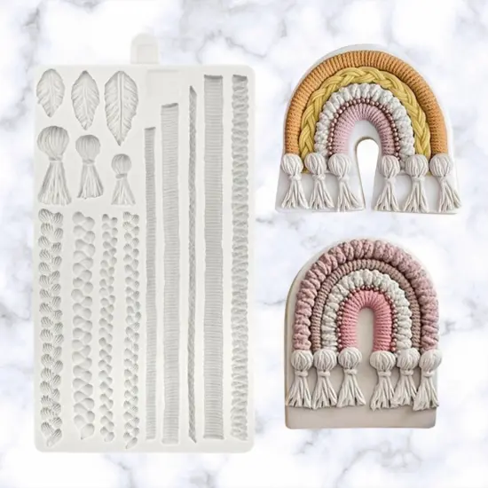 Macrame Silicone Mold {2}