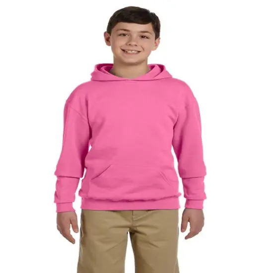 Jerzees&reg; Youth Fleece Pullover Hooded Sweatshirt NEON PINK {1}