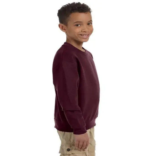 Jerzees&reg; Youth NuBlend Fleece Crew DEEP PURPLE {4}