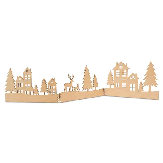 3-Piece Wood Christmas Scene Cutouts, 12" | Woodpeckers {1}