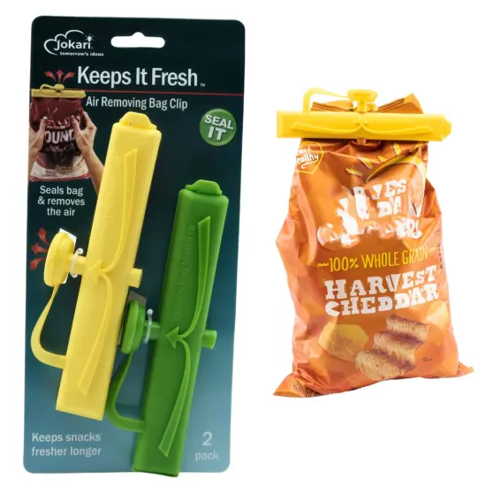 Keeps it Fresh&trade; - Air Removing Bag Clip {6}